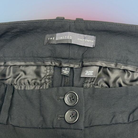 THE LIMITED Women’s 4 Long Black EXACT STRETCH Pant - Picture 4 of 4
